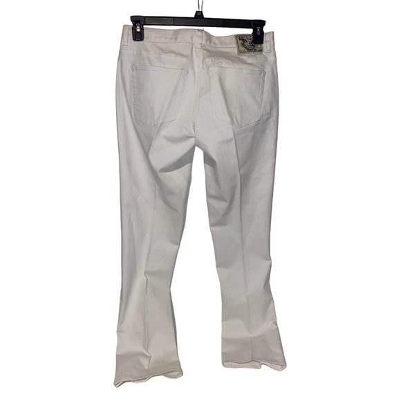 American Living Jeans Womens Size 8 Revere Straight Leg Solid White Waist 32" Ri - Picture 4 of 11